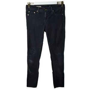 AG Adriano Goldschmied Womens Size 28 The Jegging Straight Gray Corduroy Jean